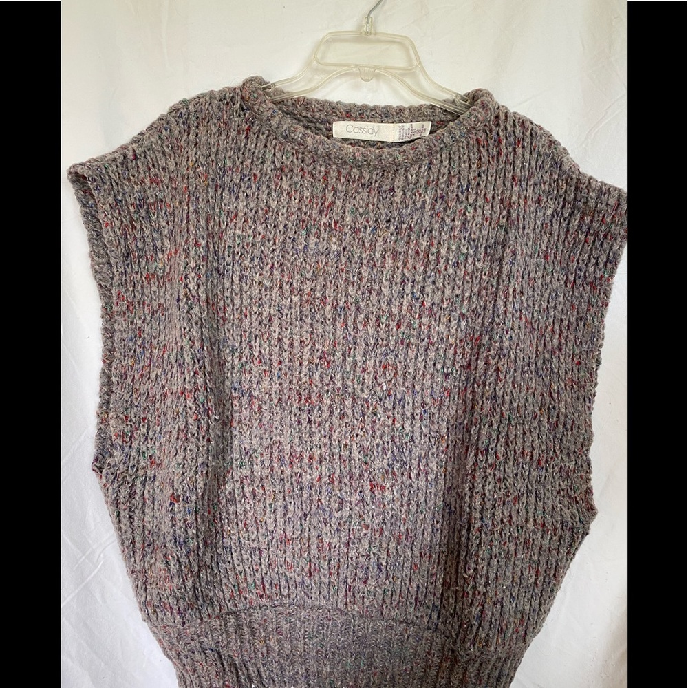 Cassidy multi color sweater vest-med/large NWOT